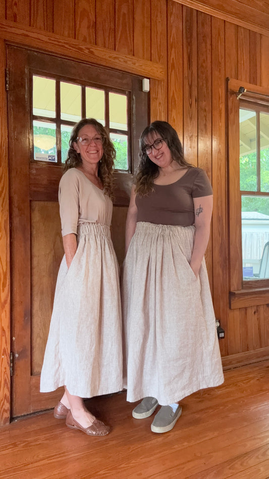 Workshop | Elastic Waist Skirt with Pockets